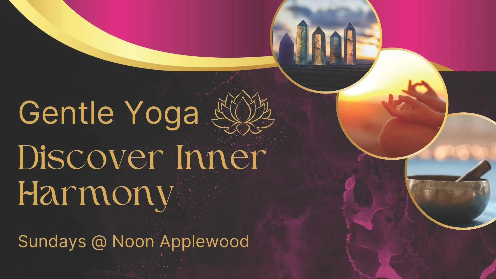 05/24 April Sundays 12-1pm - ENERGY ALCHEMY & GENTLE MOVEMENT YOGA with Becky Swenson