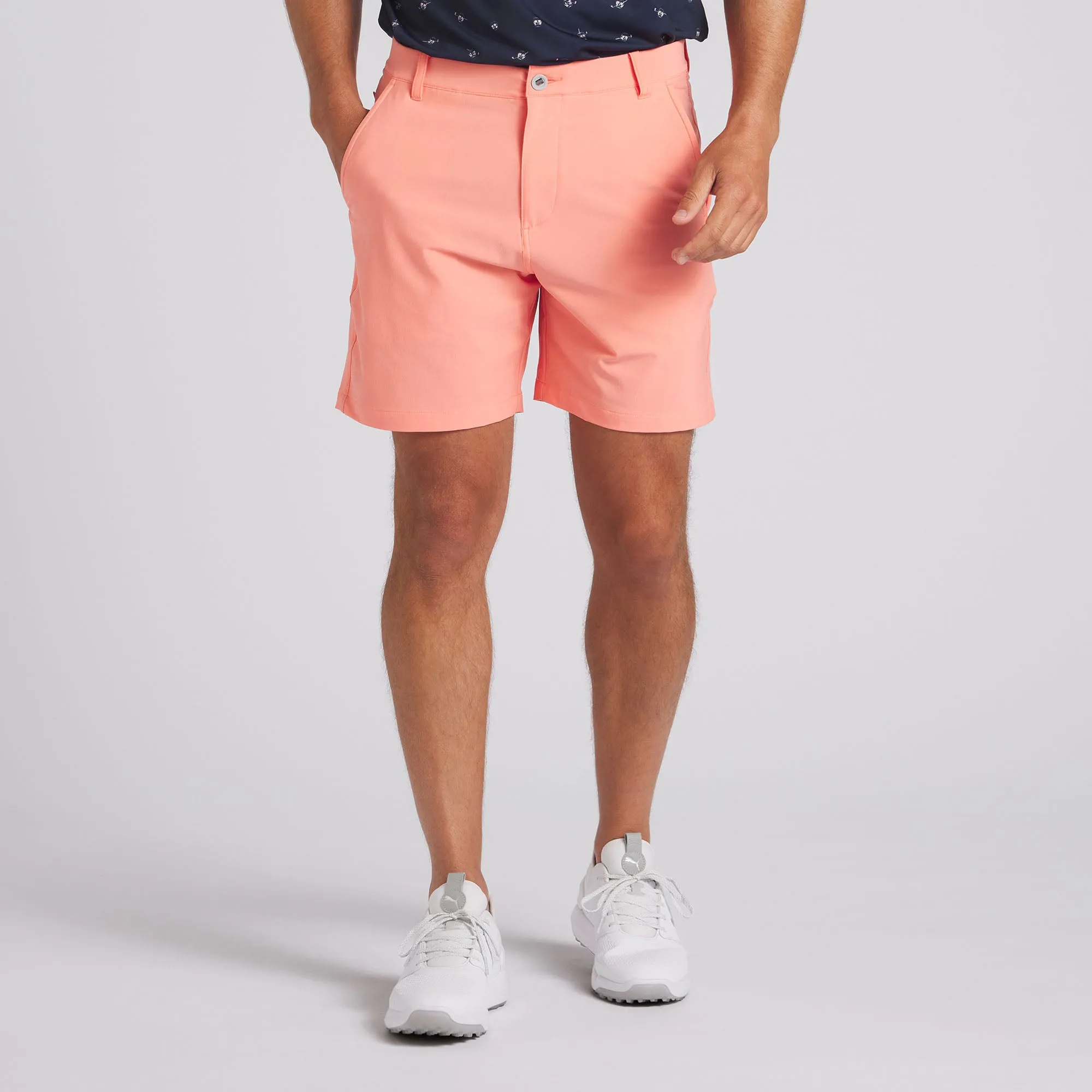 101 Solid 7 Golf Shorts | Melon Punch