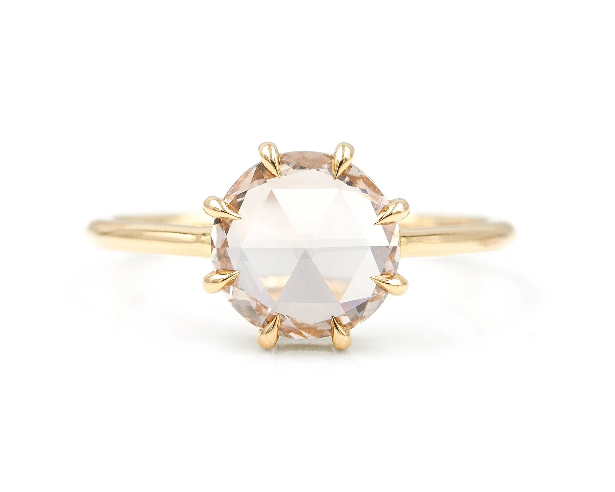 1.73-Carat Champagne Diamond Soleil Ring