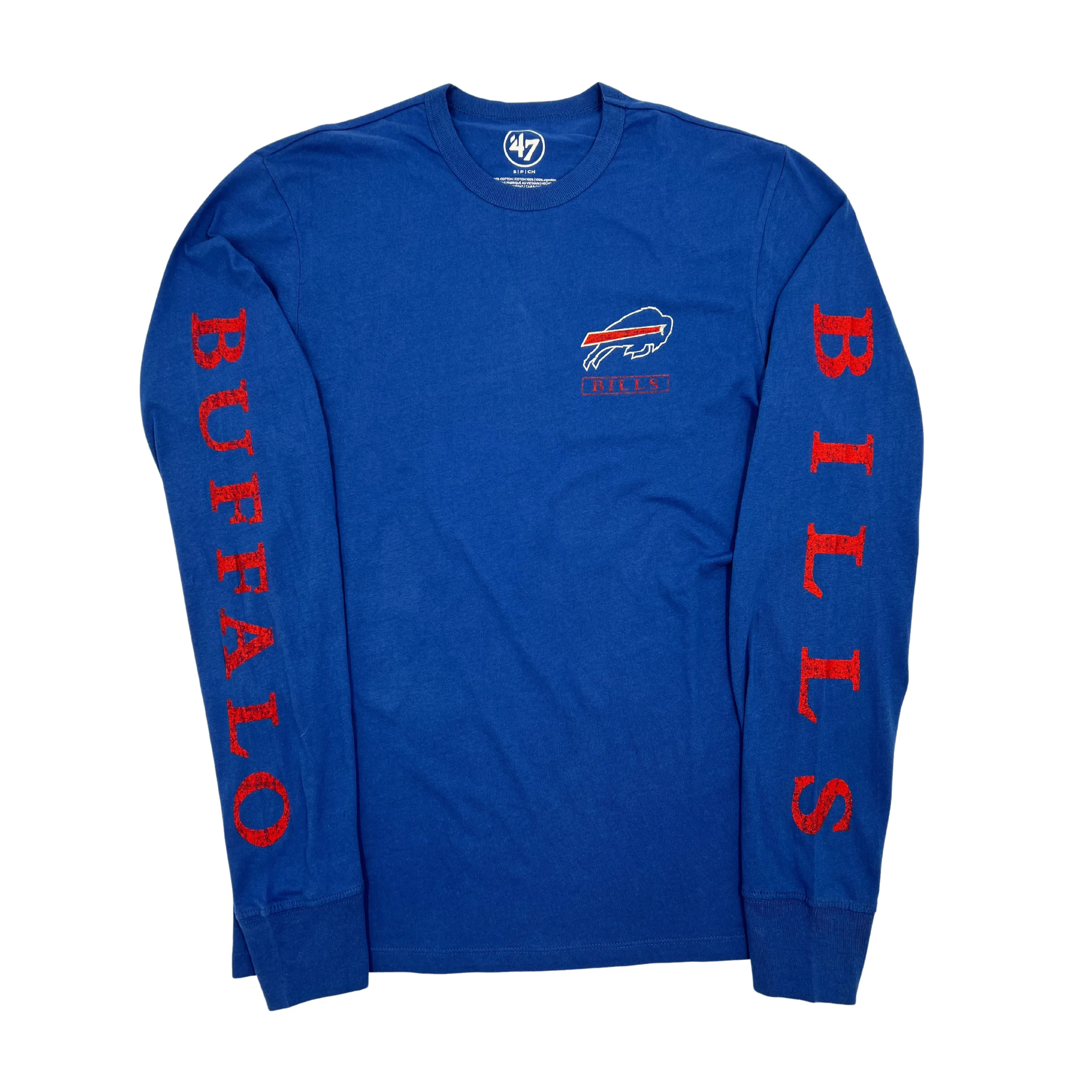 '47 Brand Buffalo Bills Jetty Blue Franklin Long Sleeve Shirt