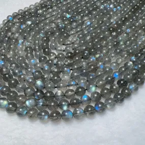 6mm Natural Labradorite Loose Bead Strands for DIY Jewelry Project