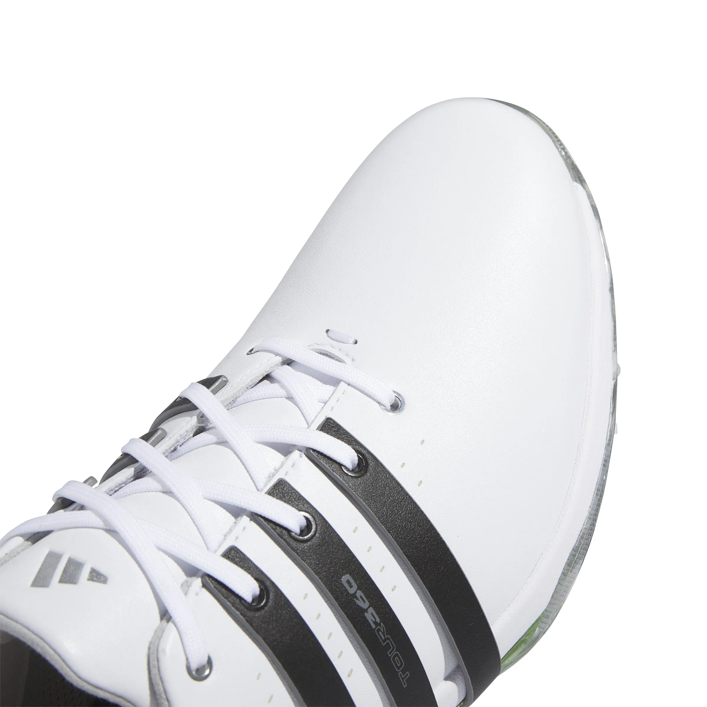 adidas Tour360 24 BOOST Golf Shoes - Cloud White / Core Black / Green Spark