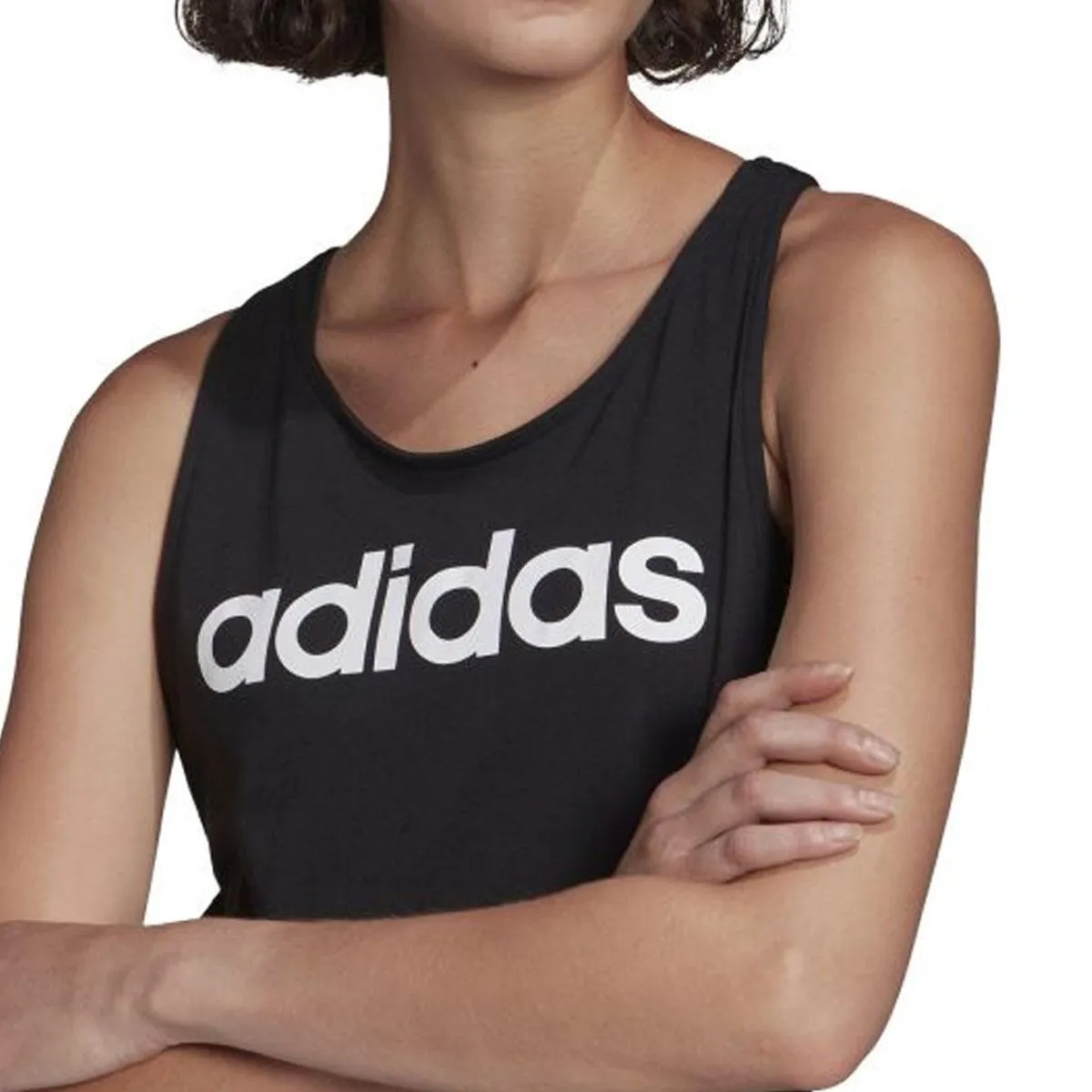 Adidas women's tank top Loungewear Essentials Loose Logo GL0566 black