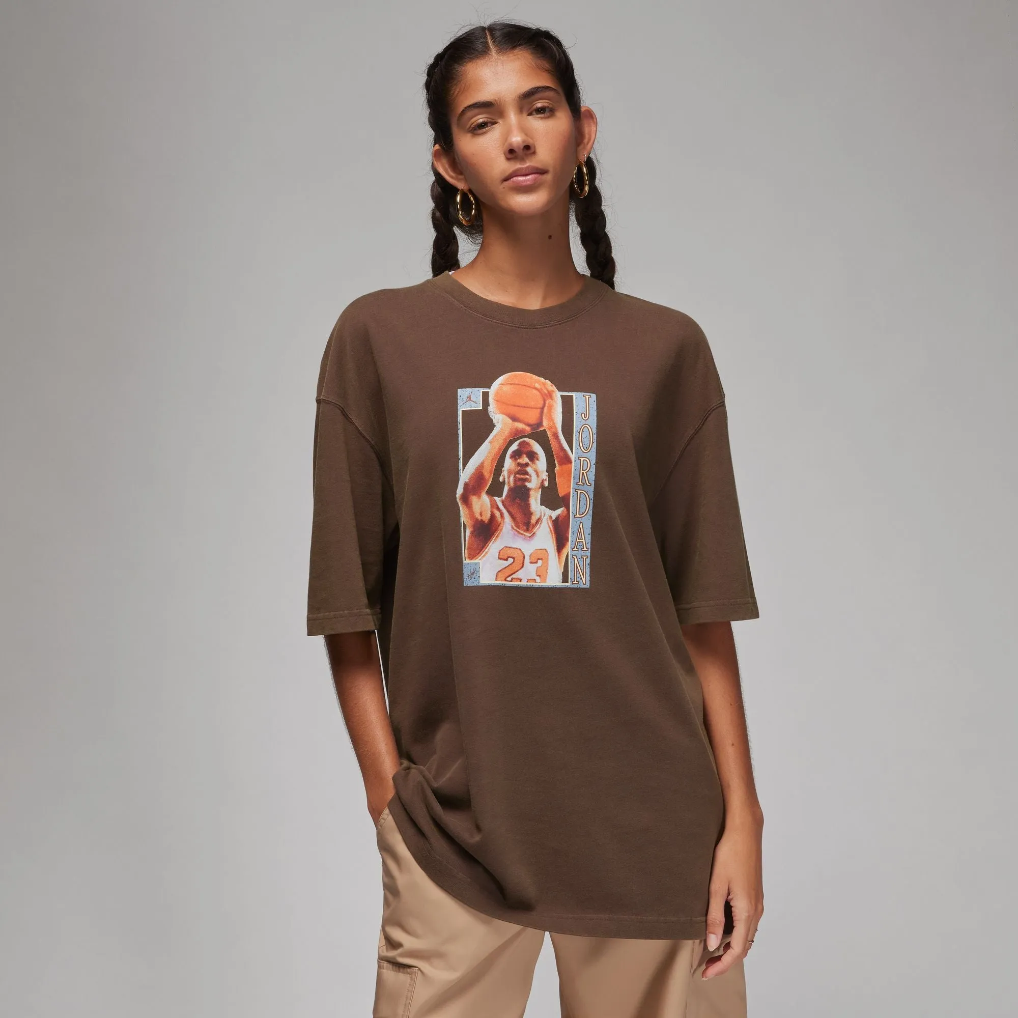 Air Jordan Womens Oversized Graphic SS Tee