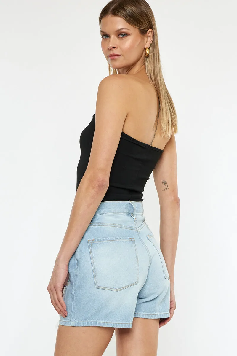 Althaia Ultra High Rise 90's Boyfriend Shorts