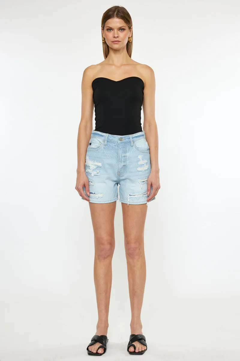 Althaia Ultra High Rise 90's Boyfriend Shorts