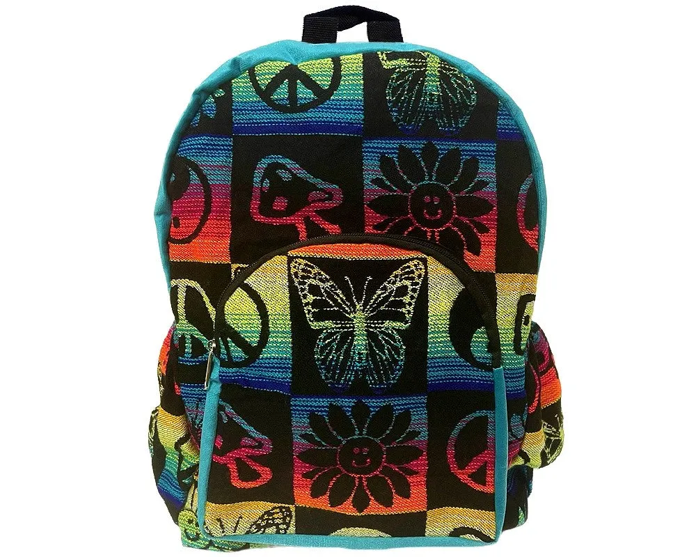 Backpack - Large Hippie Style Ecuadorian Backpack- Each Unique