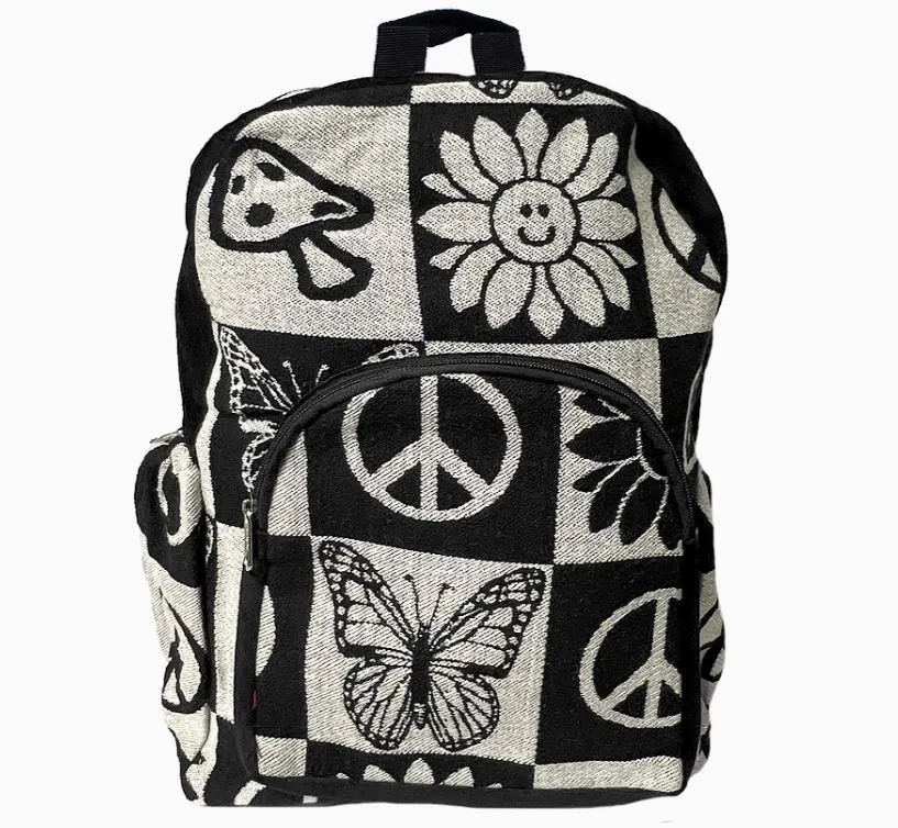 Backpack - Large Hippie Style Ecuadorian Backpack- Each Unique