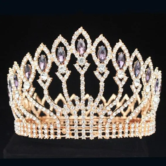 Baroque Fashion Tiaras and Crowns for Him or Her