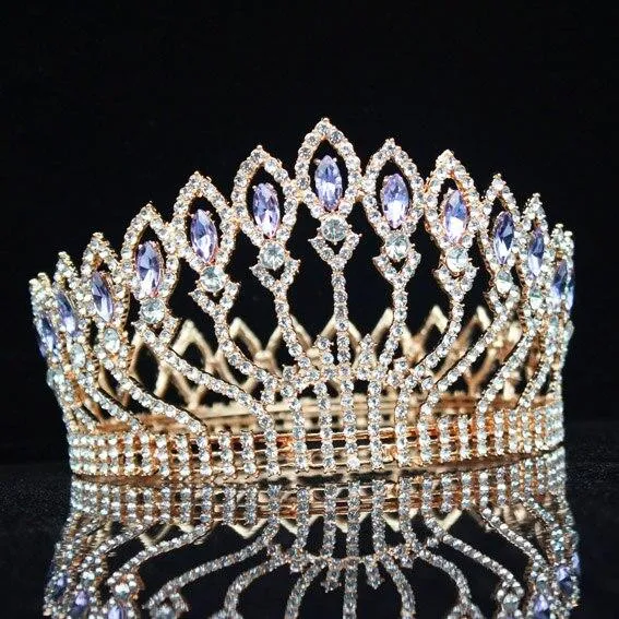 Baroque Fashion Tiaras and Crowns for Him or Her