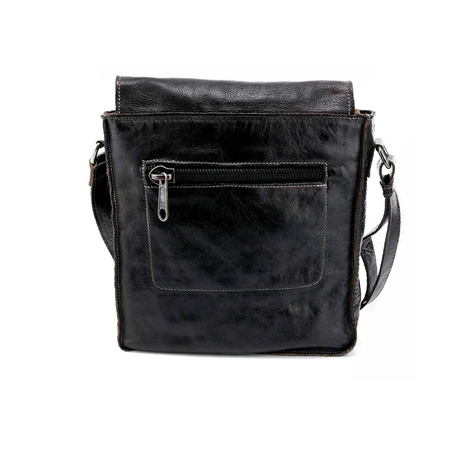 Bed Stu Venice Beach Crossbody Bag - Black Rustic