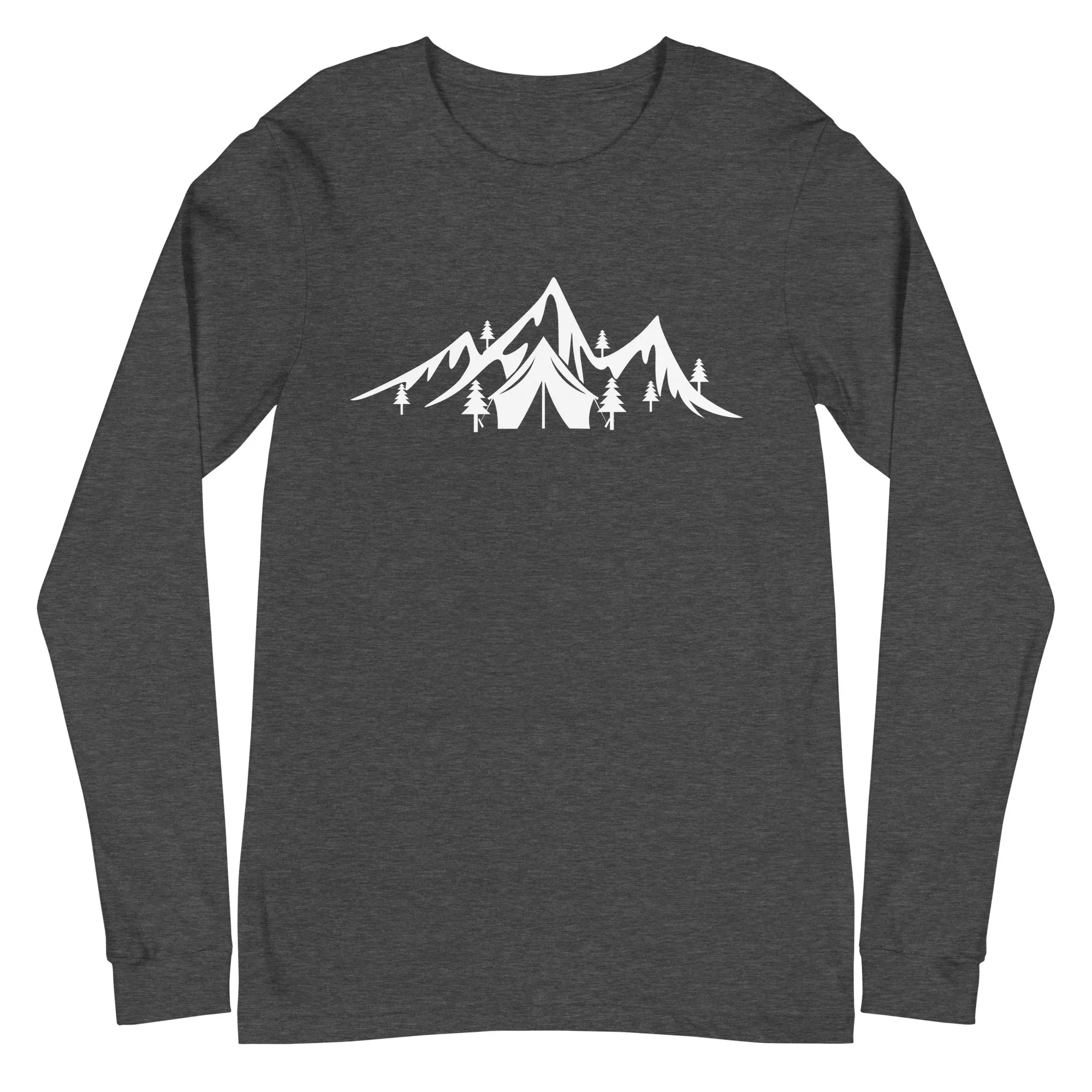 Berge - Camping - Longsleeve (Unisex)