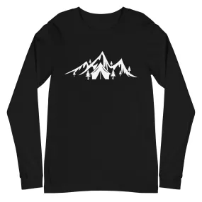 Berge - Camping - Longsleeve (Unisex)