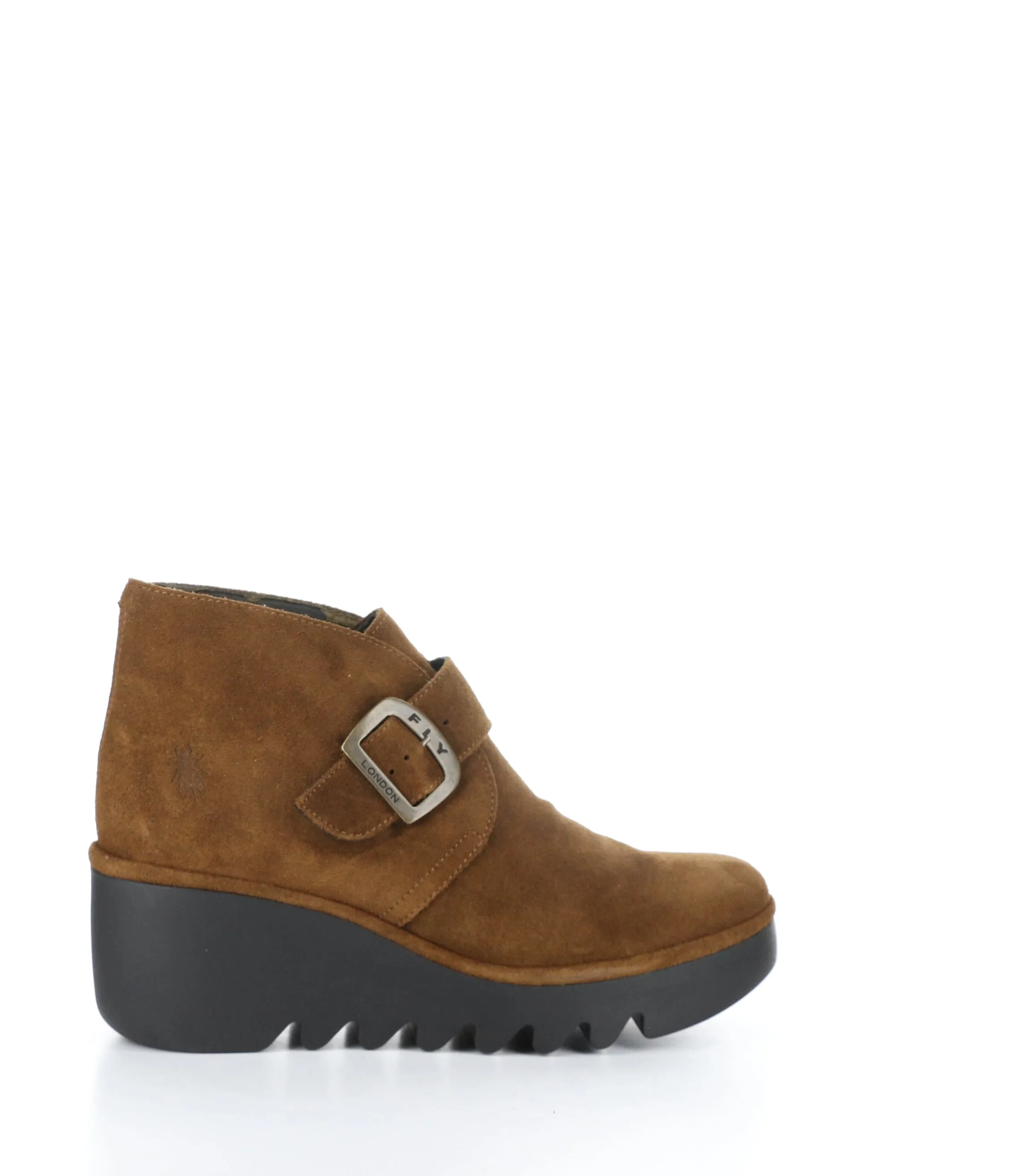 BIRT397FLY 002 CAMEL Round Toe Boots