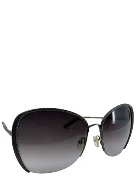 Bottega Veneta BV 200/S Oversized Intrecciato Sunglasses