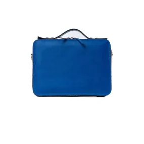 Briefcase blue azure