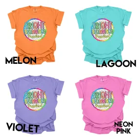 Bright Beginnings Preschool Colorful Custom School Tee | BRIGHT