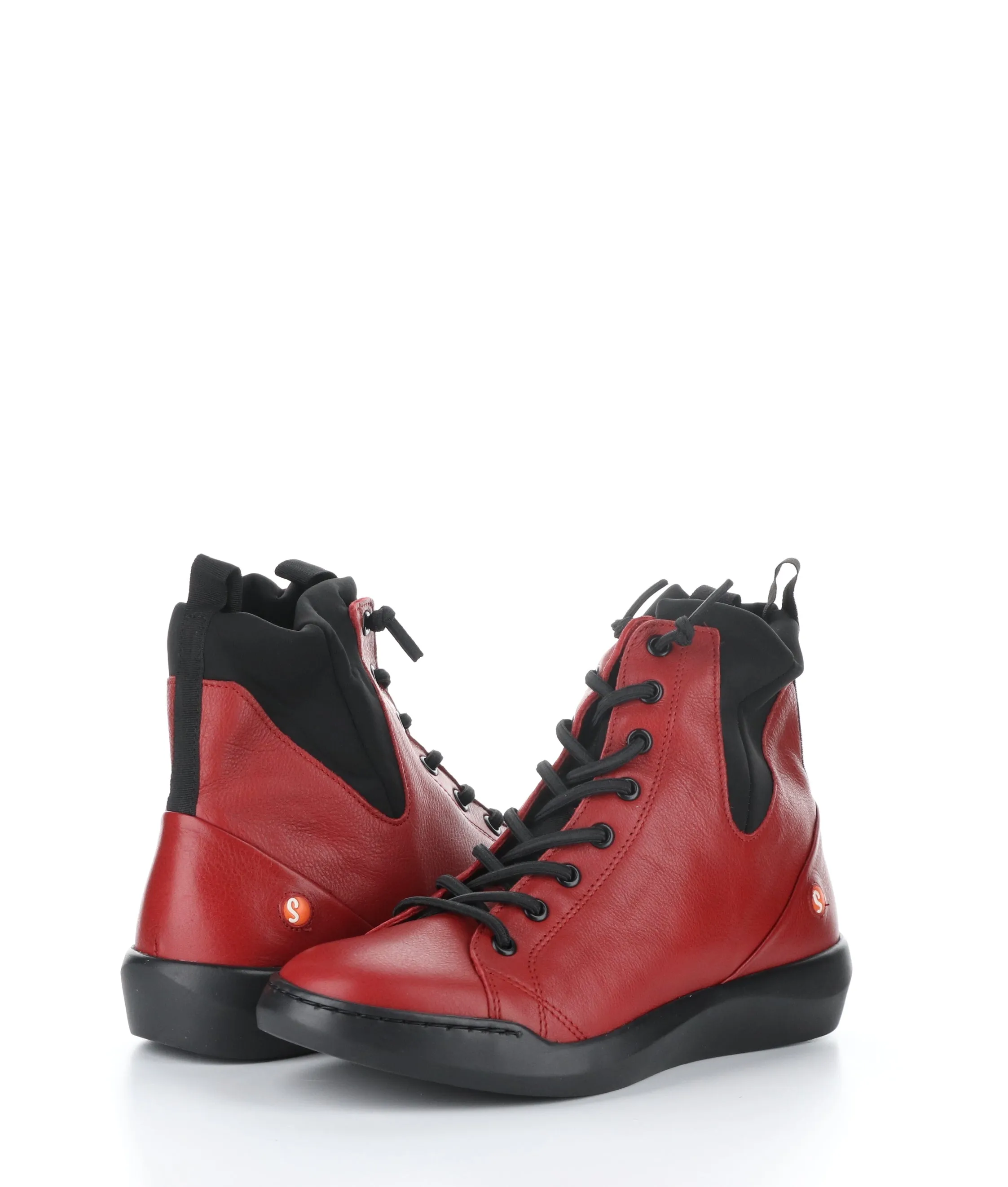 BUCK698SOF 002 RED/BLACK Hi-Top Boots