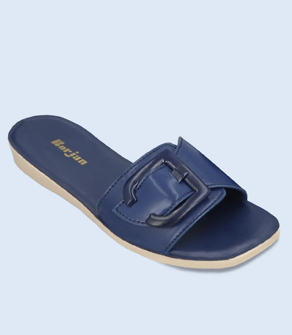 BW9416-NAVY-Women Slipper