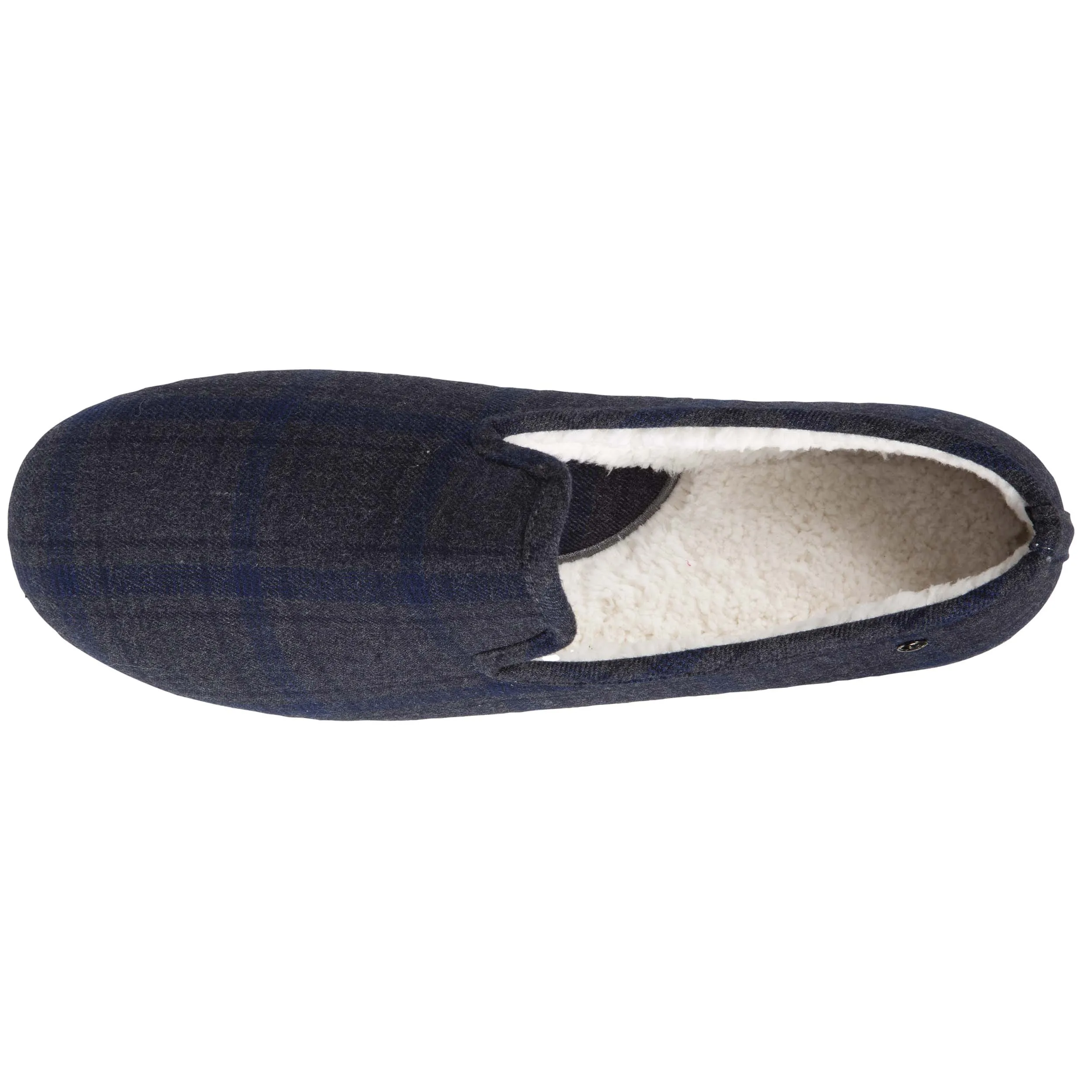 Chaussons charentaises Homme Tartan chaud