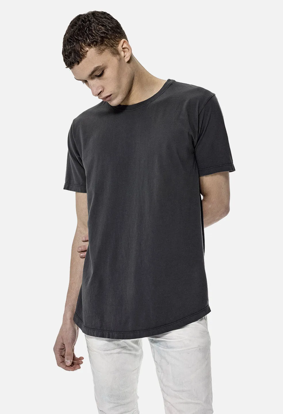 Classic Curve Tee / Charcoal