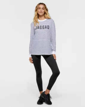 Classic Long Sleeve Tee Navy Stripe