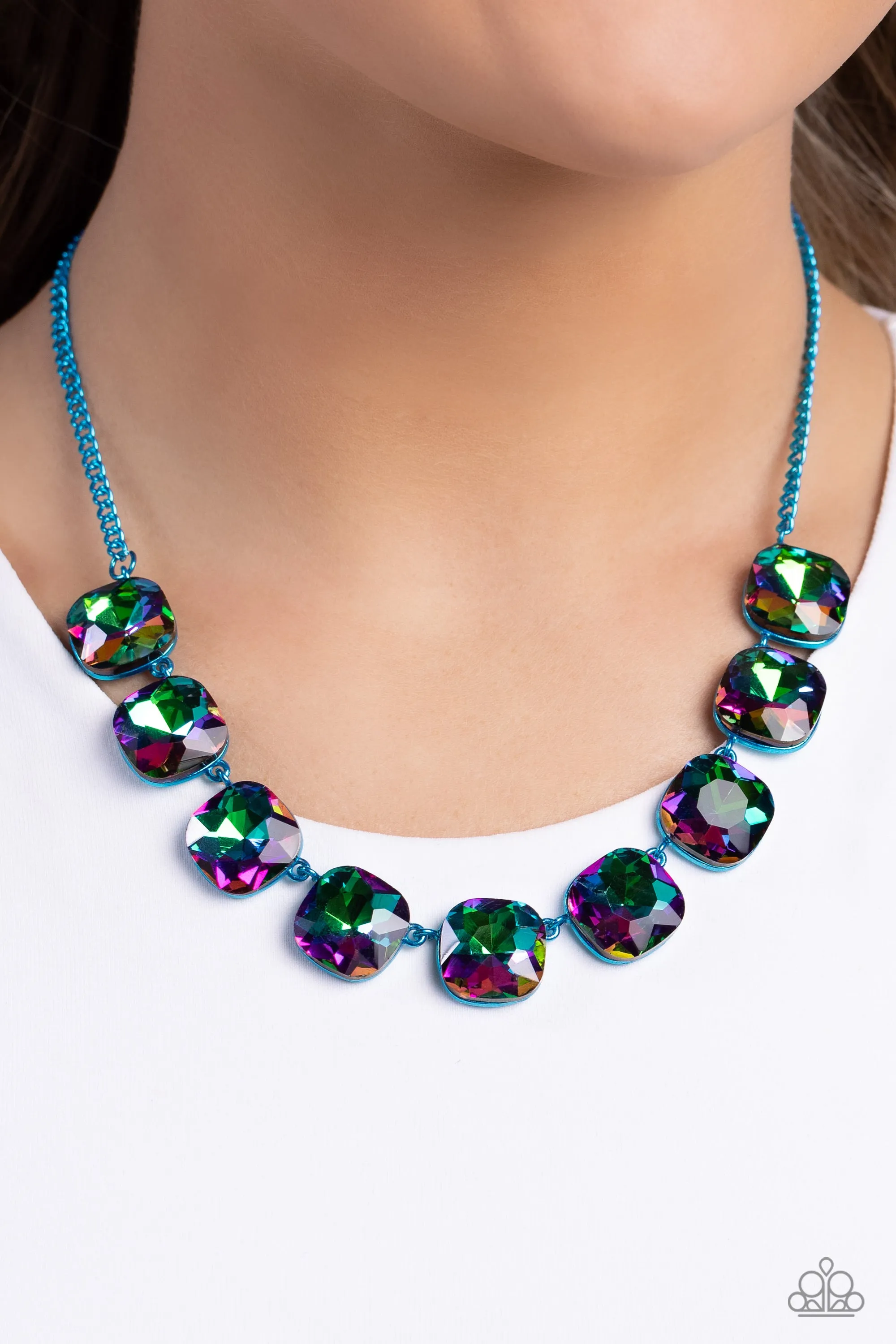 Combustible Command Blue-Necklace