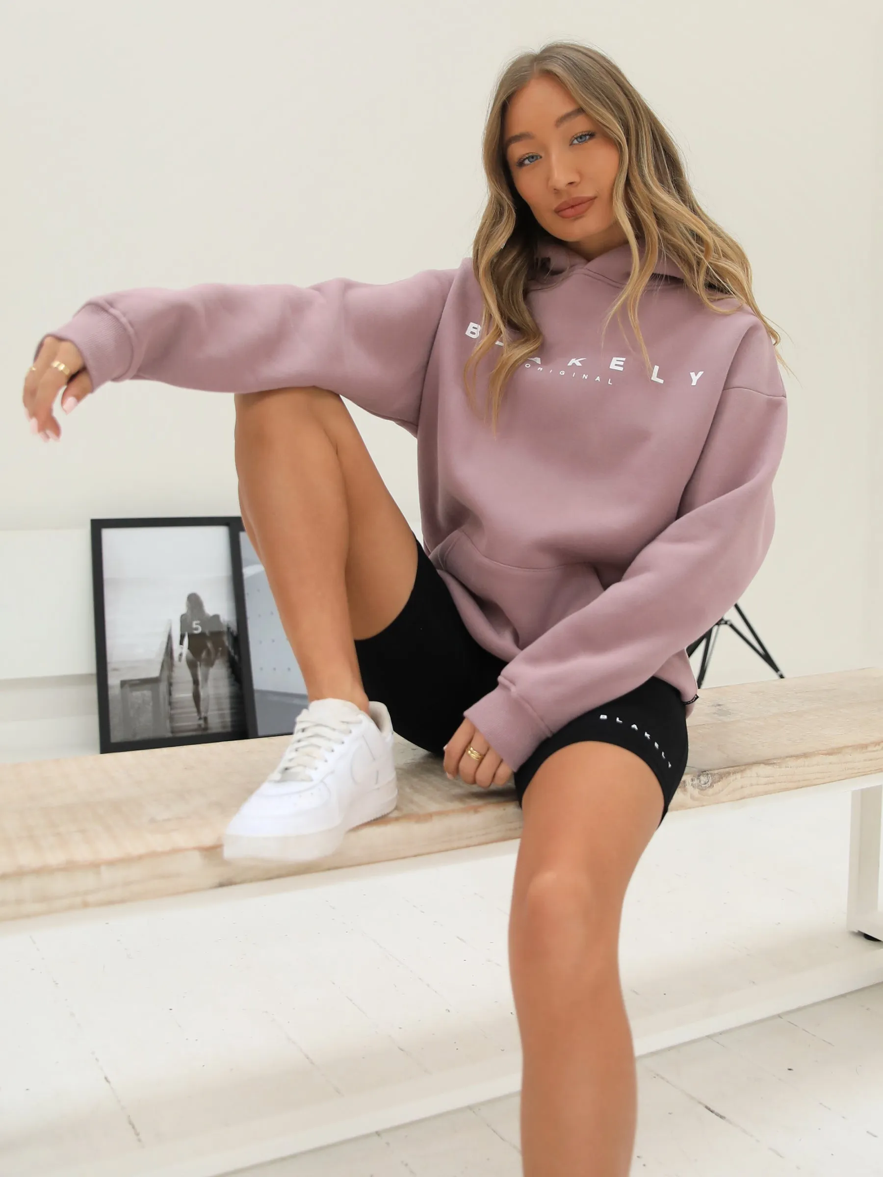 Composure Oversized Hoodie - Dusty Pink