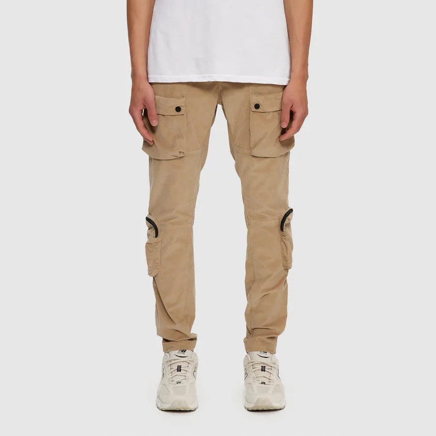 CORDUROY UTILITY PANTS BEIGE