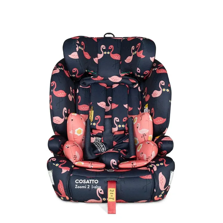 Cosatto Zoomi 2 i-Size Group 1/2/3 Car Seat - Pretty Flamingo