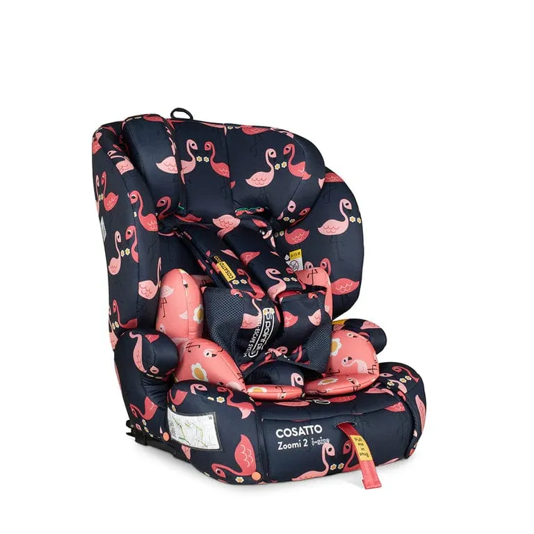 Cosatto Zoomi 2 i-Size Group 1/2/3 Car Seat - Pretty Flamingo