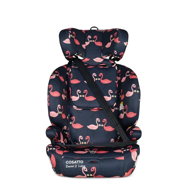 Cosatto Zoomi 2 i-Size Group 1/2/3 Car Seat - Pretty Flamingo