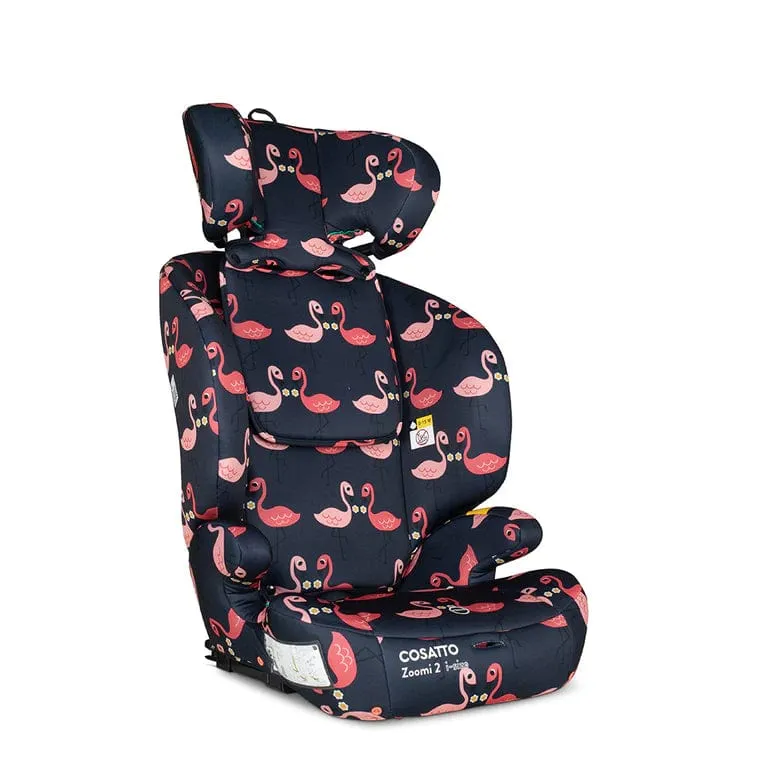 Cosatto Zoomi 2 i-Size Group 1/2/3 Car Seat - Pretty Flamingo