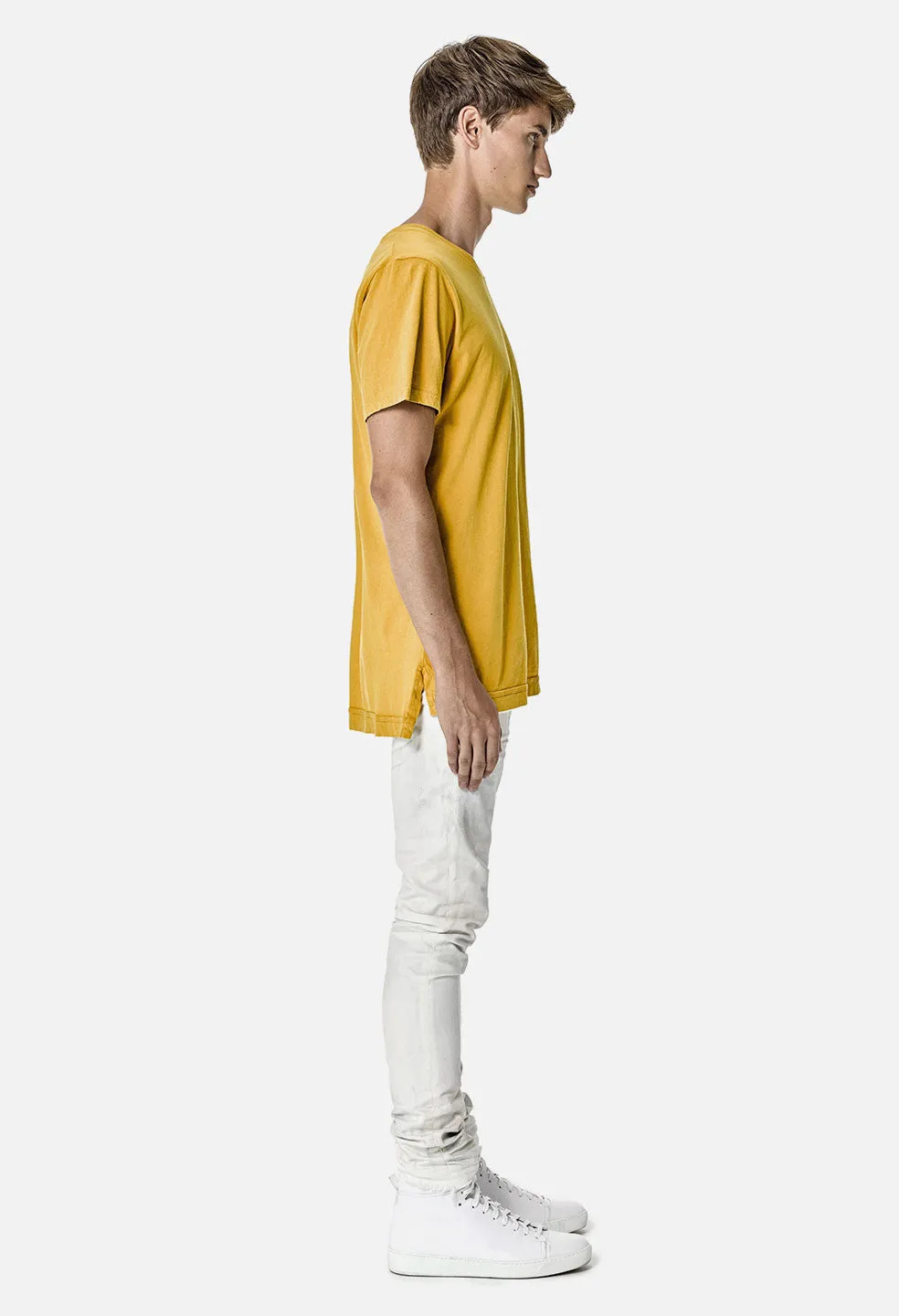 Cotton Mercer Tee / Mustard