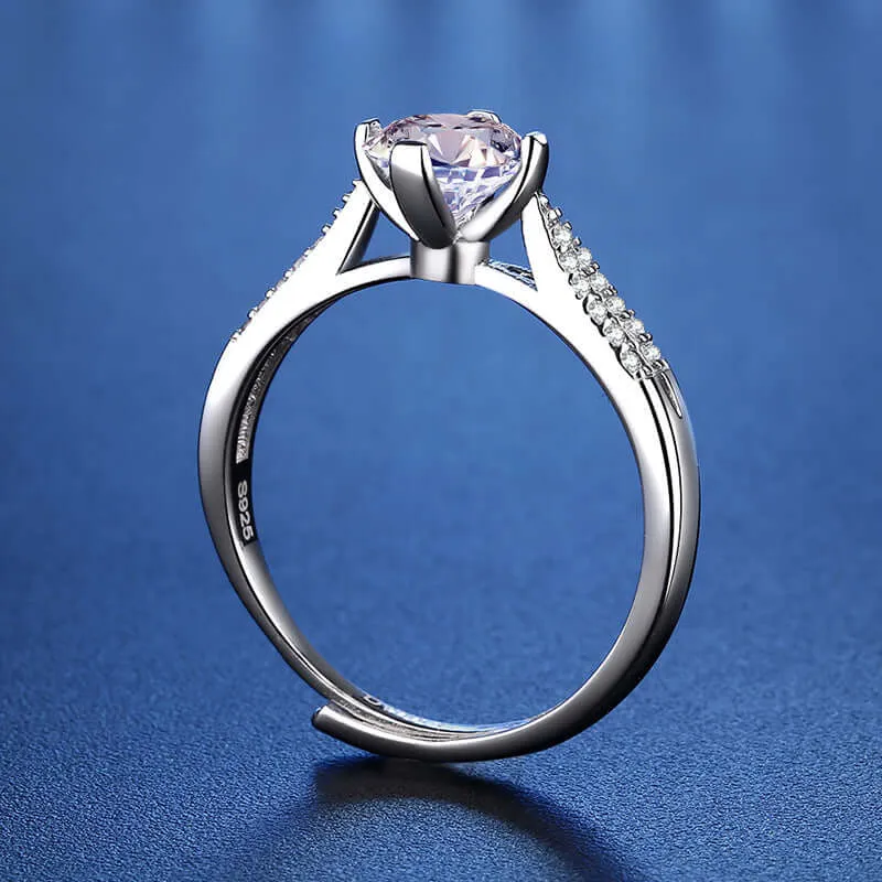 Couple's Ring Moissanite Diamond Ring