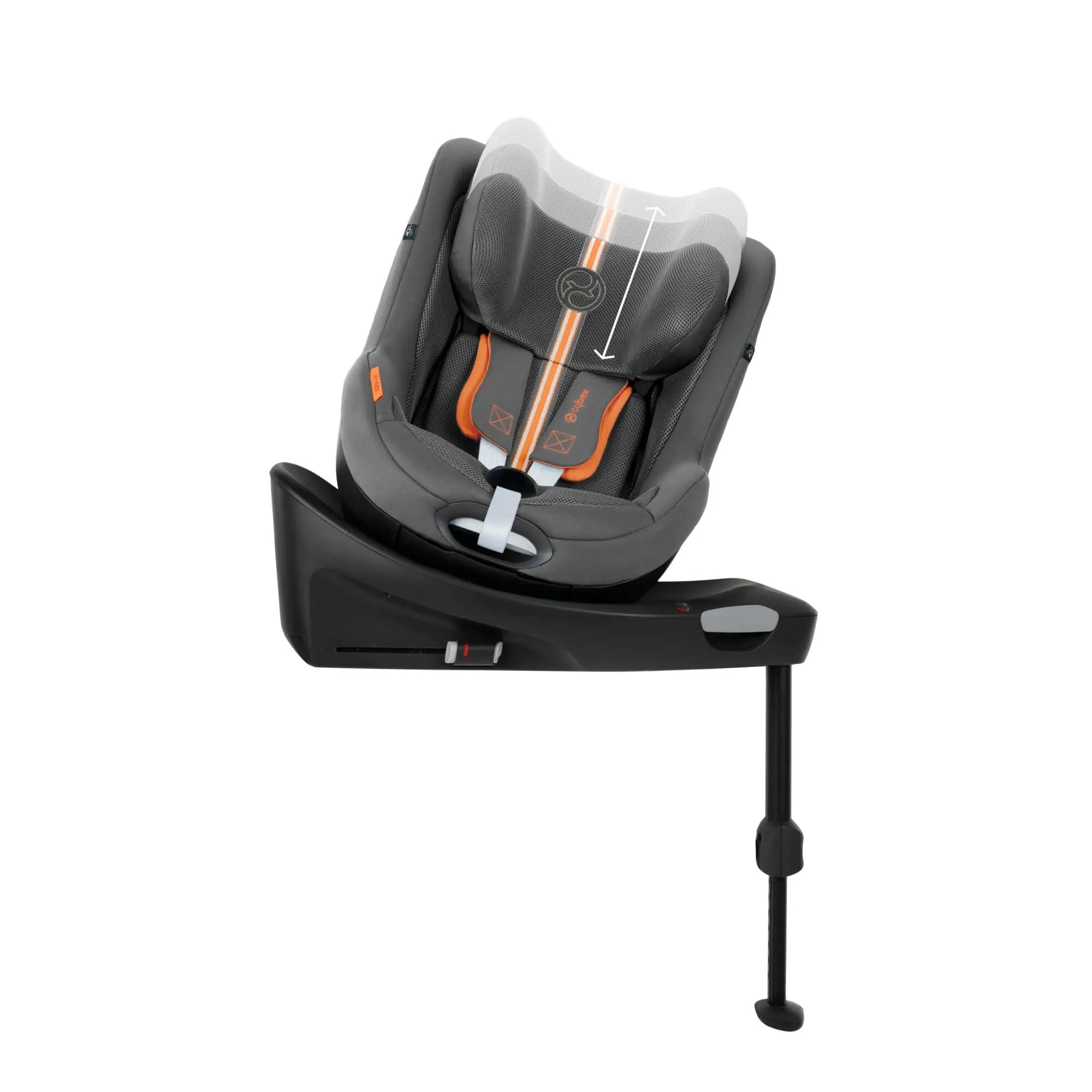 Cybex Sirona Gi i-Size PLUS 360° Rotating ISOFIX Toddler Car Seat - Lava Grey