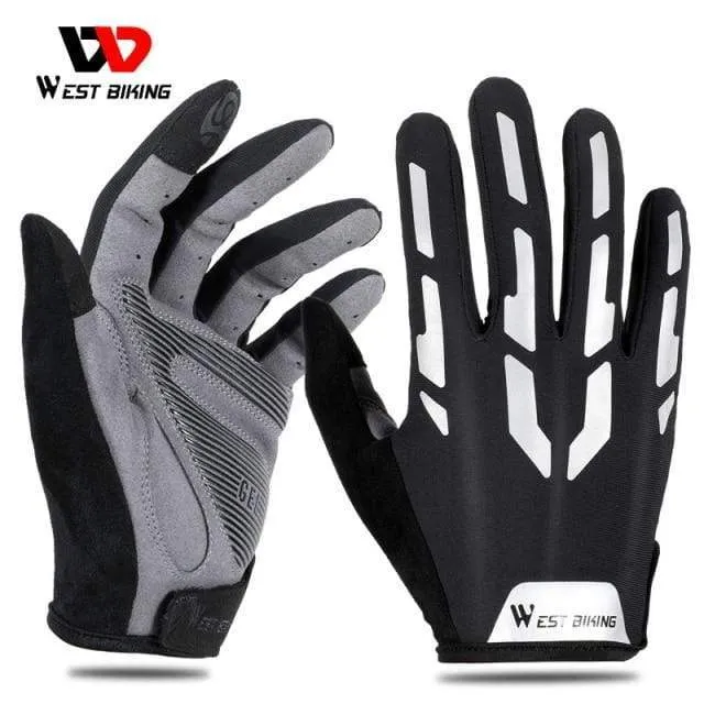 Cycling Gloves Men Women Sports Full Finger GEL Bike Gloves Touch Screen Windproof Warm MTB Road Bicycle Gloves