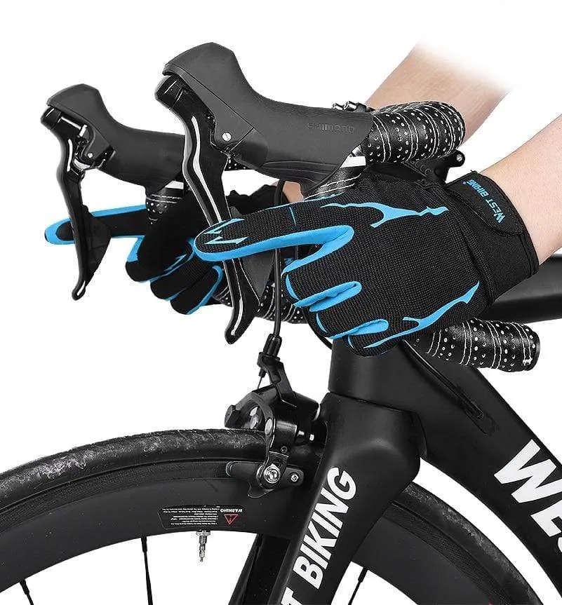 Cycling Gloves Men Women Sports Full Finger GEL Bike Gloves Touch Screen Windproof Warm MTB Road Bicycle Gloves