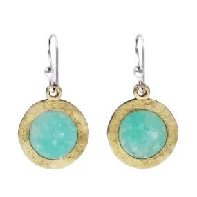 David Urso Blue Moon Bronze Earrings