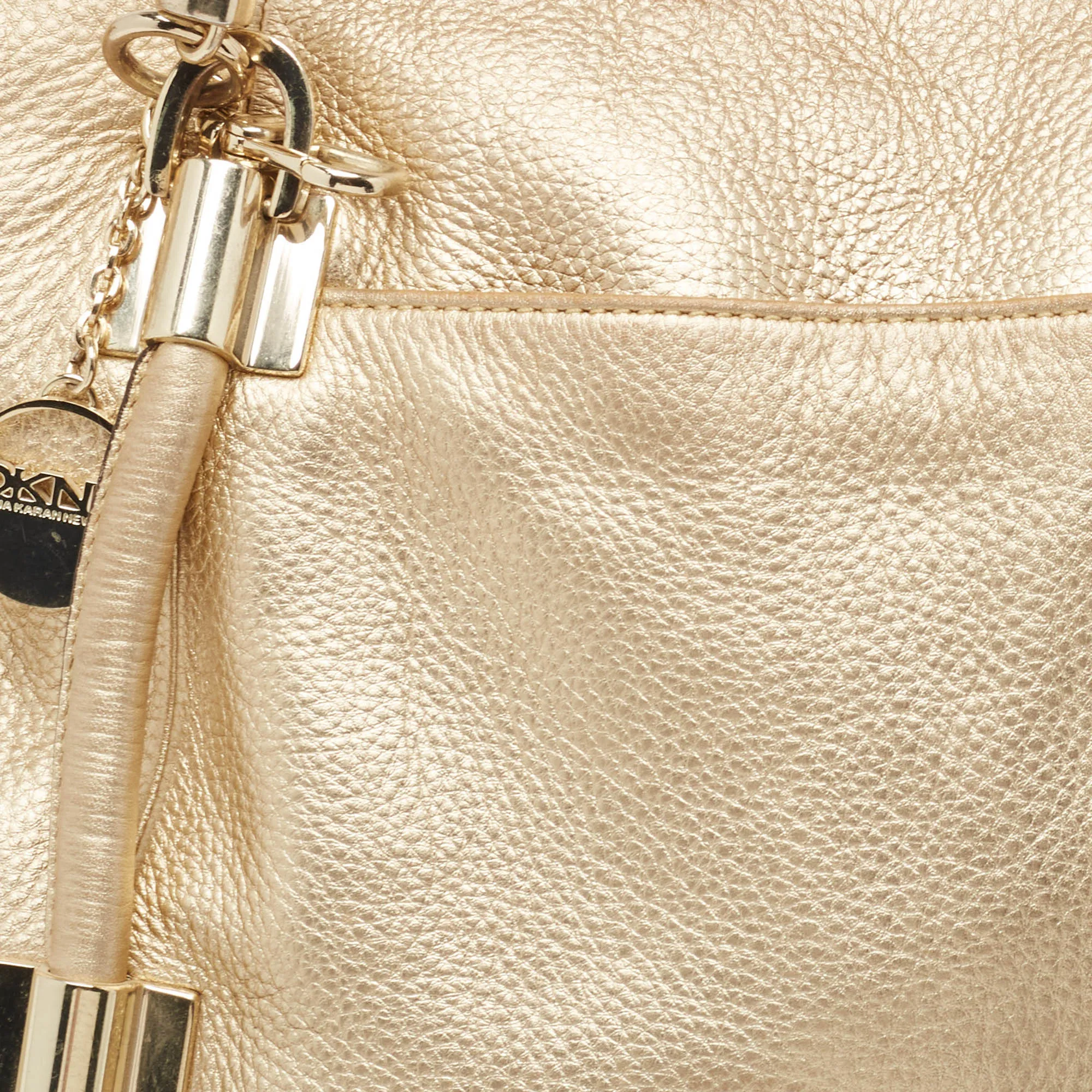 Dkny  Leather Metal Detail Tote