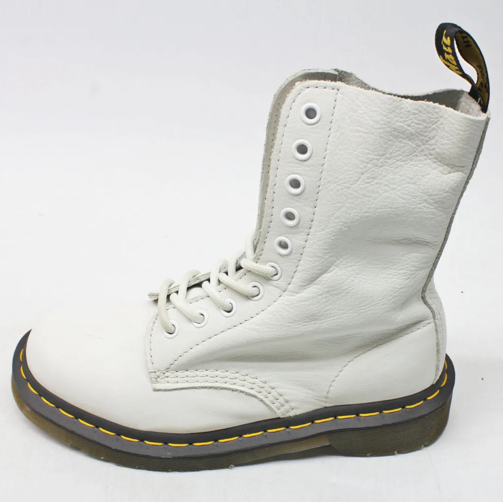 Dr. Martens Womens Boots 1490 Casual Lace-Up Ankle Combat Leather - UK 4