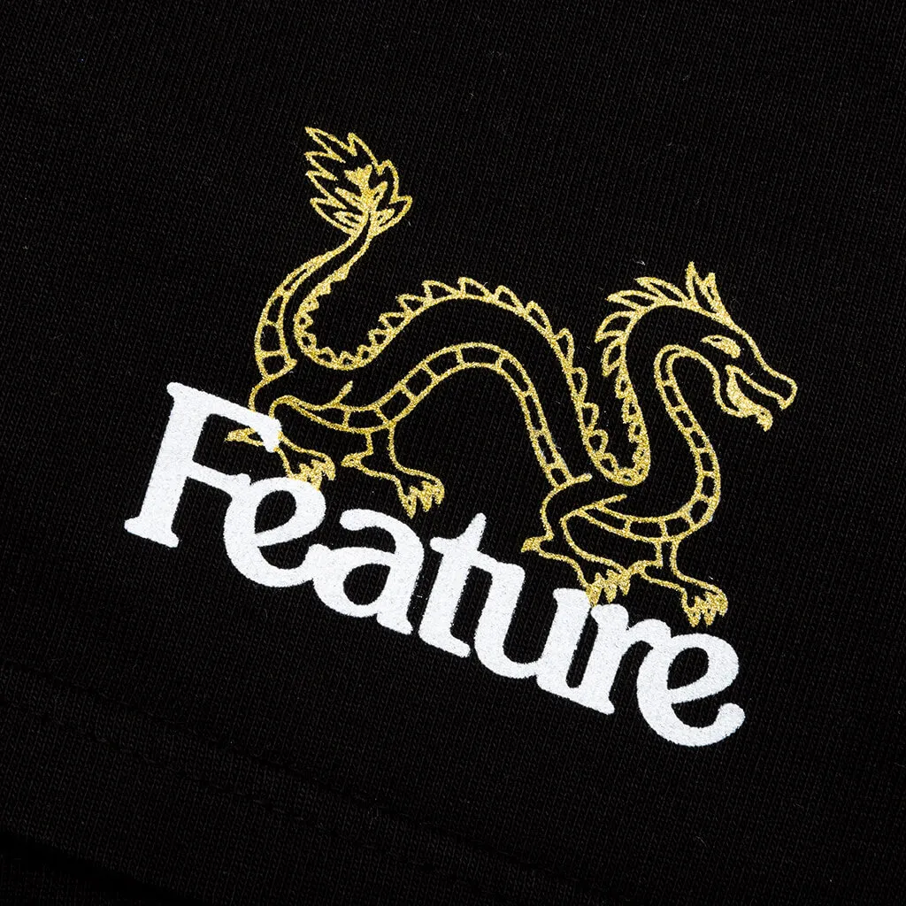 Dragon Sweatshort - Black