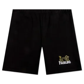 Dragon Sweatshort - Black