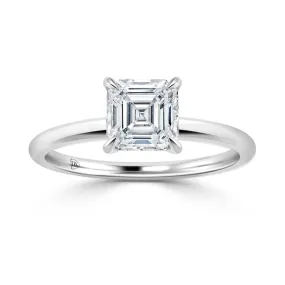 Edith - 18ct White Gold - Asscher