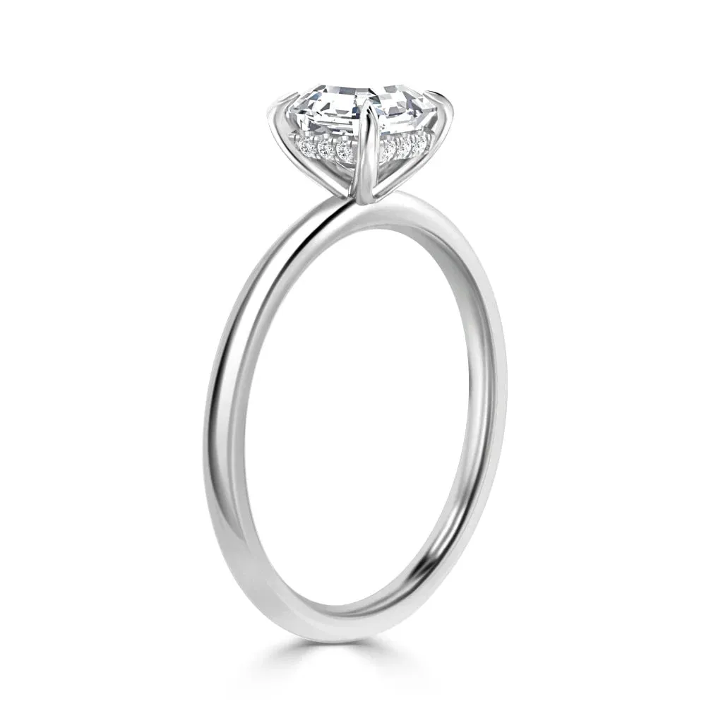 Edith - 18ct White Gold - Asscher