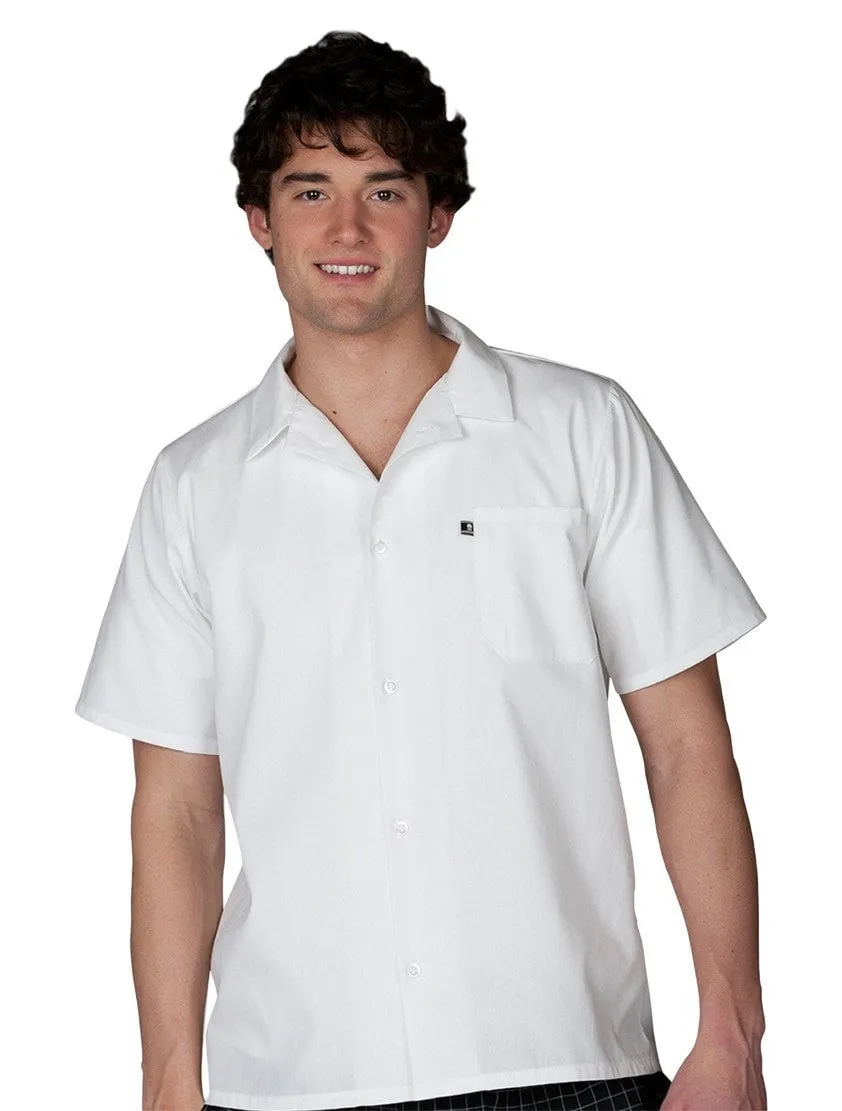 Edwards Button Front Utility Cook Shirt