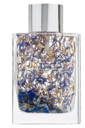 Face   Body Oil - 100ml - Gold Flakes, Blue Moon