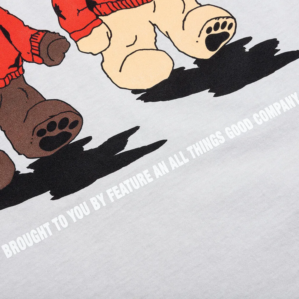 Feature x UNLV Bearly Rebel Tee - Pigment Grey