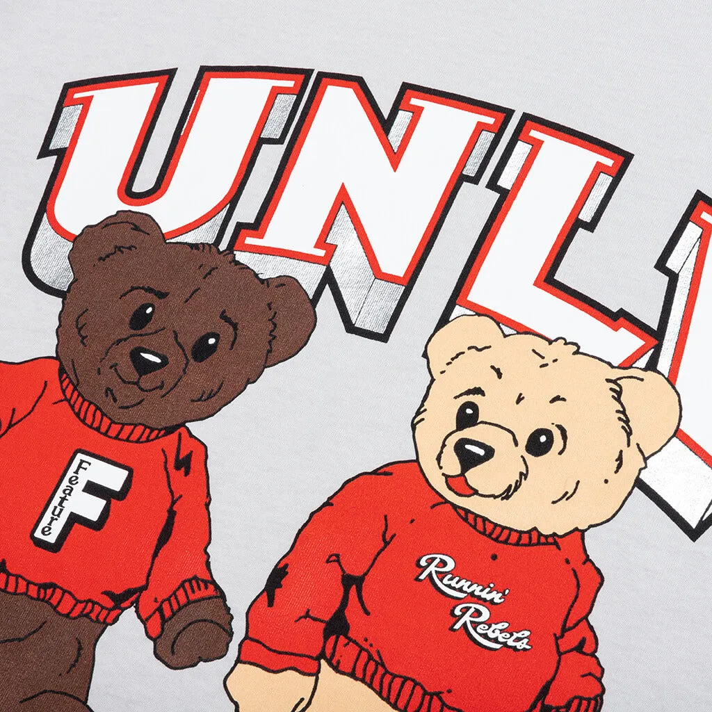 Feature x UNLV Bearly Rebel Tee - Pigment Grey