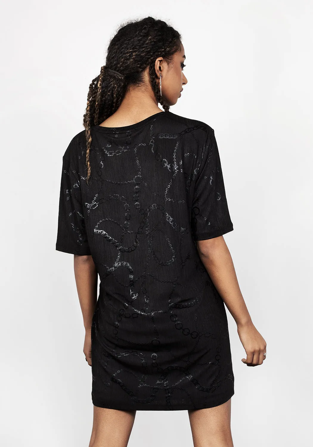 FORTUNE OVERSIZED TEE DRESS